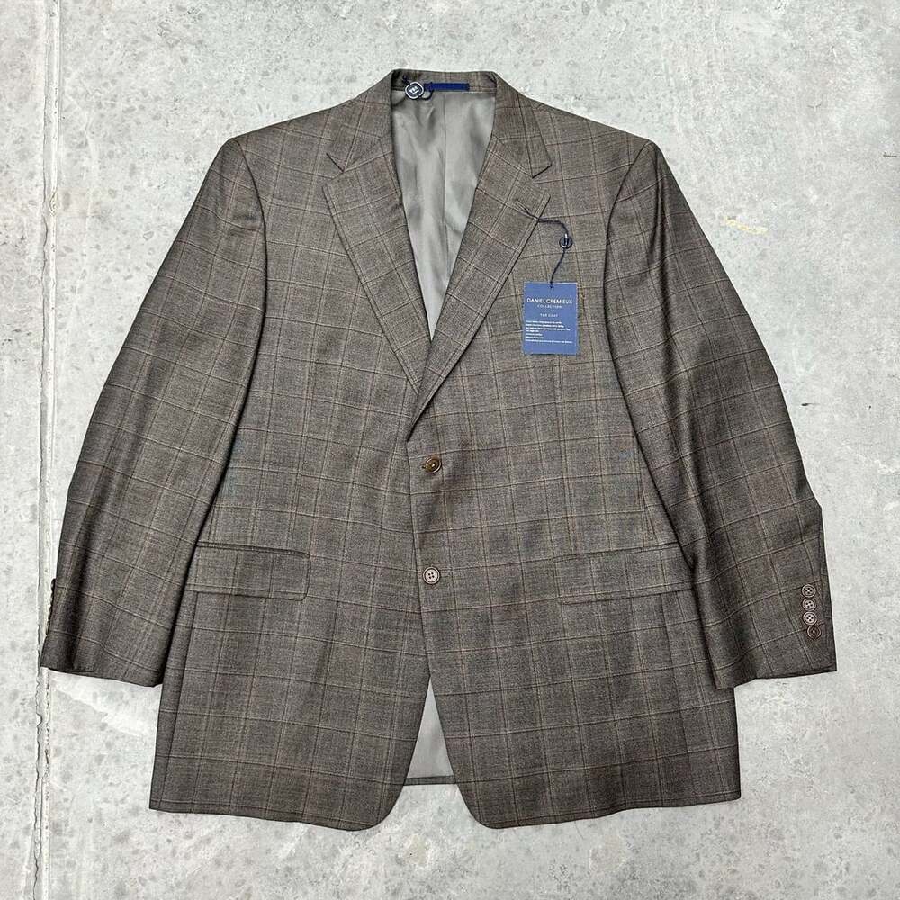 NWT Daniel Cremieux The Coat Brown - Size 46R
